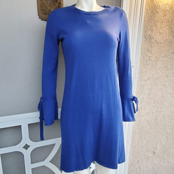 Michael Kors Dresses & Skirts - ❤5/$25 Michael Kors Blue Long Sleeve Dress Sz M